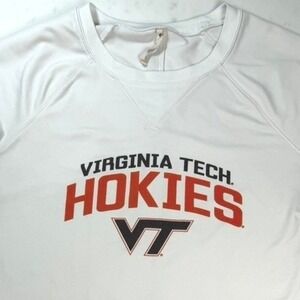 Under Armour Virginia Tech Hokies Women Large White VT Top